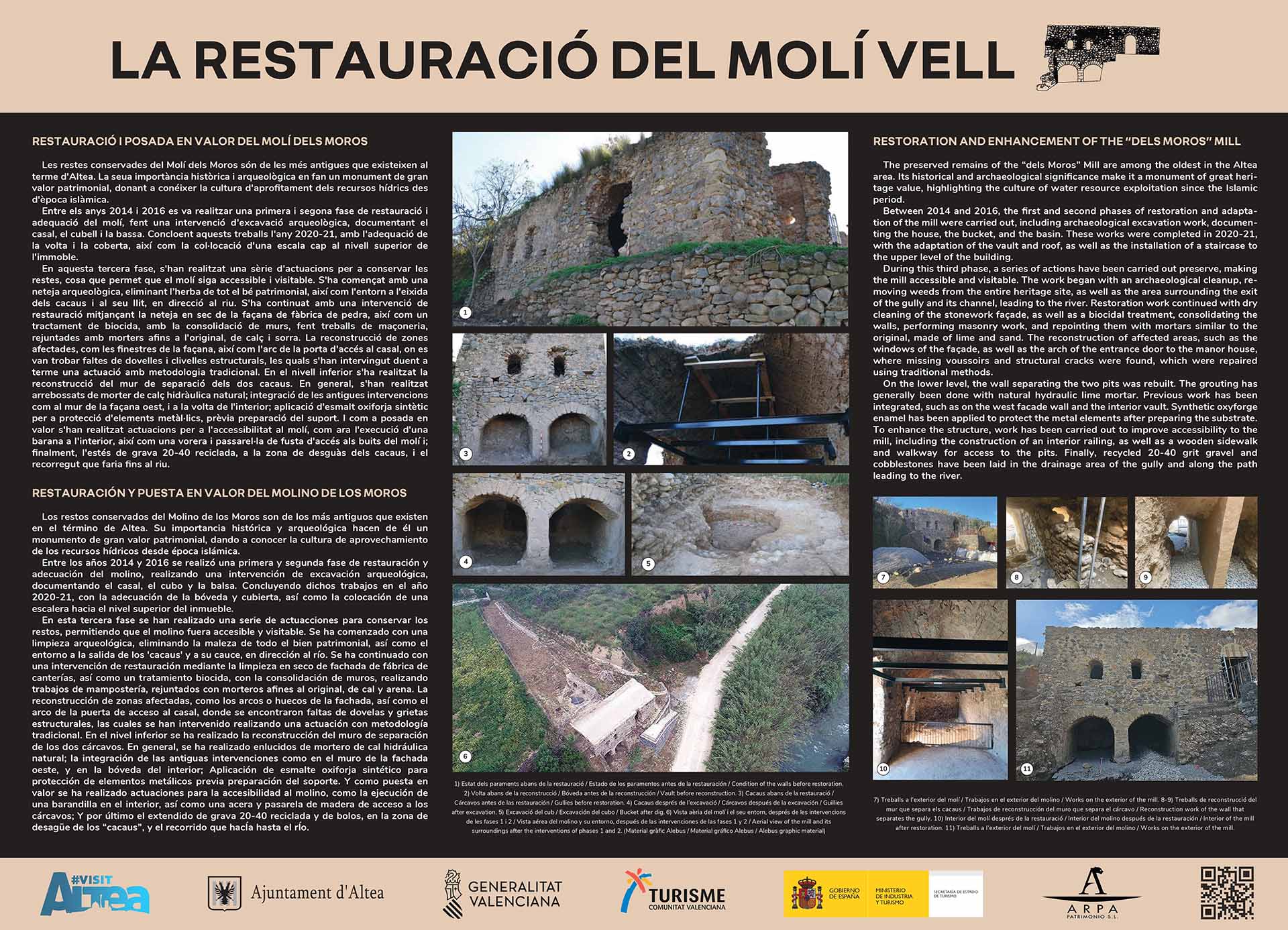 Ficha de restauración del Molí Vell