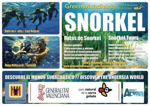 Descubre el mundo subacuático con el Snorkel