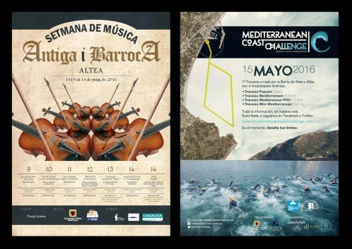 La música antigua y barroca y la "Mediterranean Coast Challenge" son los  protagonistas esta semana.