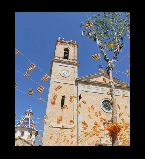 The festivity of Sant Joan in the old town of Altea.