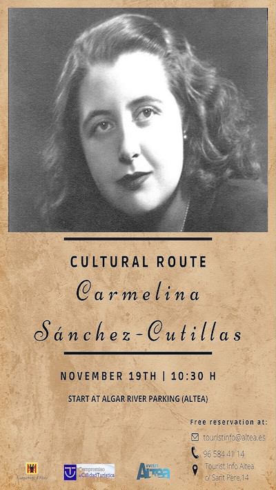 Cultural guided tour of Carmelina Sánchez-Cutillas