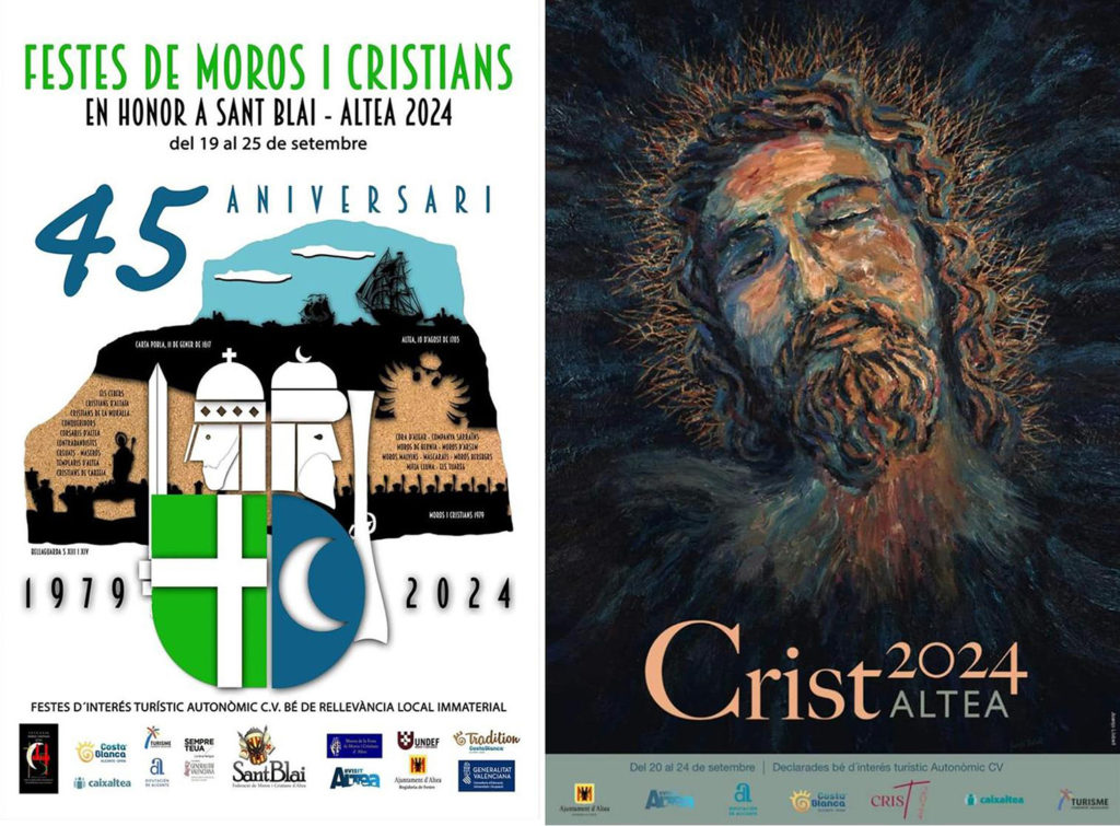 Carteles de fiestas mayores Altea 2024